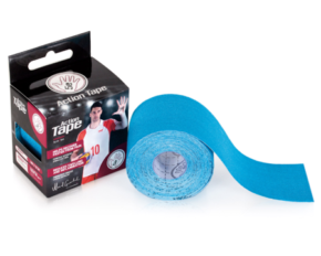 Taśma kinezjologiczna Action Premium - syntetyczna w kolorze jasnoniebieskim