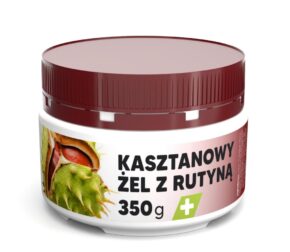 KASZTANOWY ŻEL Z RUTYNĄ, 350 g