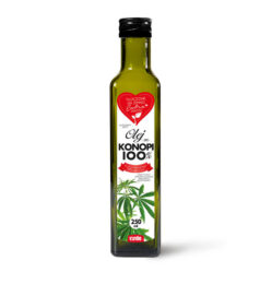 OLEJ Z KONOPI 100%, 250 ml