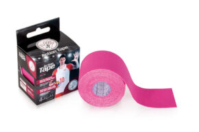 Taśma kinezjologiczna Action Premium - syntetyczna w kolorze różowym