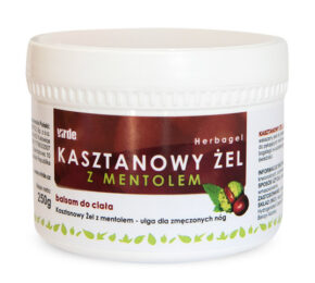 KASZTANOWY ŻEL Z MENTOLEM, 250 ml