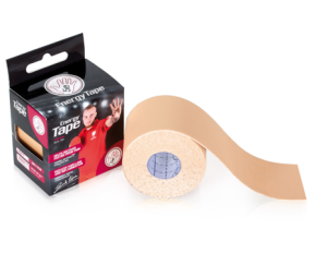 Taśma kinezjologiczna Energy Premium nylonowa w kolorze beżowym