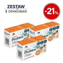 Zestaw Probiox10 Synbiotyk 3 opakowania po 40 kapsułek